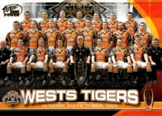 2005 NRL Power Limited Edition Premiers Set - Wests Tigers