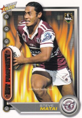2006 NRL Accolade Hot Property - HP05 Steve Matai Manly Sea Eagles