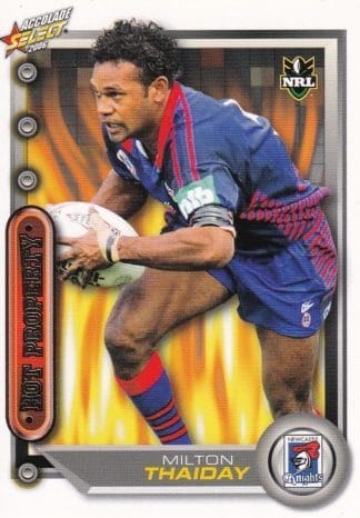 2006 NRL Accolade Hot Property - HP07 Milton Thaiday Newcastle Knights
