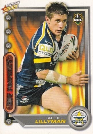 2006 NRL Accolade Hot Property - HP08 Jacob Lillyman North Qld Cowboys