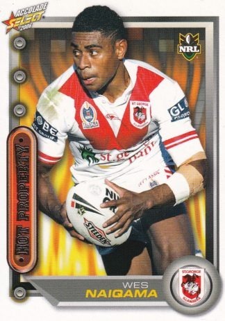 2006 NRL Accolade Hot Property - HP11 Wes Naiqama St George Dragons