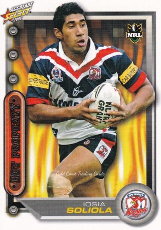 2006 NRL Accolade Hot Property - HP13 Iosia Soliola Sydney Roosters