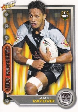 2006 NRL Accolade Hot Property - HP14 Manu Vatuvei Warriors