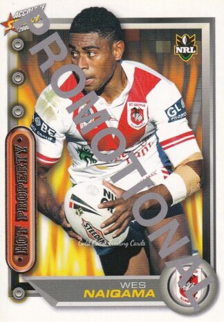 2006 NRL Accolade Promotional Cards