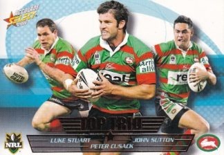 2006 NRL Accolade Top Trio - TT12 Stuart, Sutton & Cusack South Sydney Rabbitohs