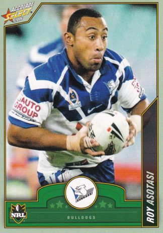 2006 NRL Accolade Common Card - Base 014 Roy Asotasi Canterbury Bulldogs