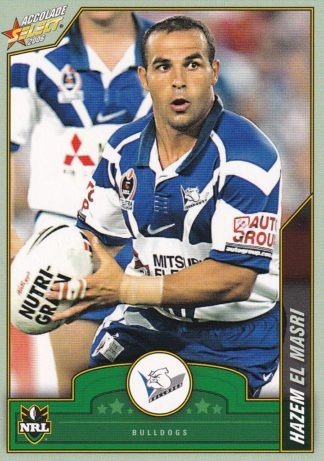 2006 NRL Accolade Common Card - Base 015 Hazem El Masri Canterbury Bulldogs