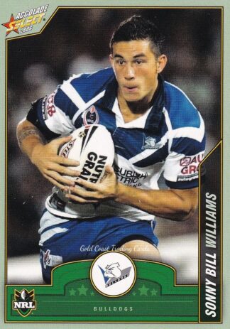2006 NRL Accolade Common Card - Base 022 Sonny Bill Williams Canterbury Bulldogs