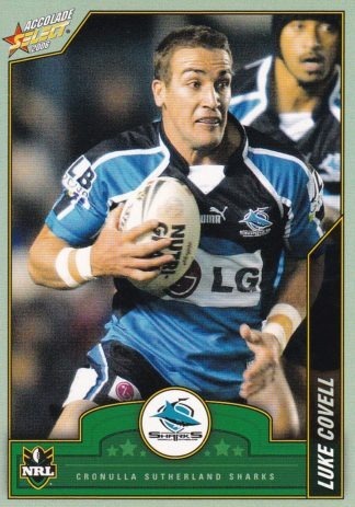 2006 NRL Accolade Common Card - Base 036 Luke Covell Cronulla Sharks