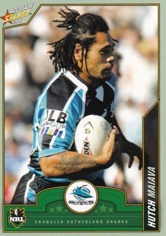 2006 NRL Accolade Common Card - Base 039 Hutch Maiava Cronulla Sharks