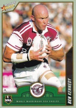 2006 NRL Accolade Common Card - Base 046 Ben Kennedy Manly Sea Eagles