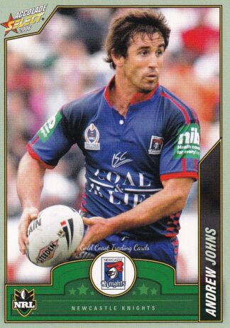 2006 NRL Accolade Common Card - Base 063 Andrew Johns Newcastle Knights