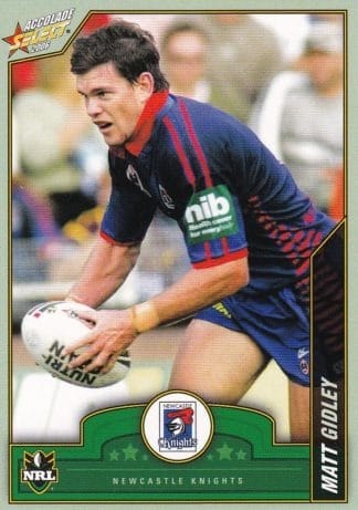 2006 NRL Accolade Common Card - Base 067 Matt Gidley Newcastle Knights