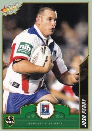 2006 NRL Accolade Common Card - Base 069 Josh Perry Newcastle Knights