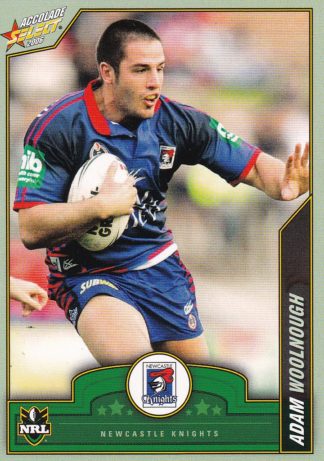 2006 NRL Accolade Common Card - Base 072 Adam Woolnough Newcastle Knights