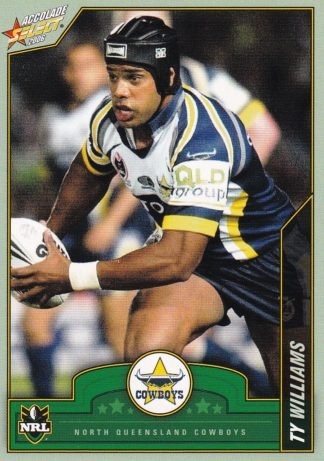 2006 NRL Accolade Common Card - Base 082 Ty Williams North Qld Cowboys