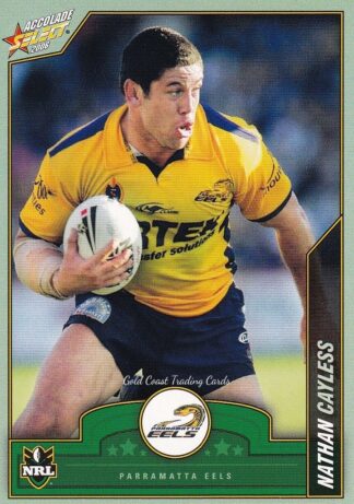 2006 NRL Accolade Common Card - Base 083 Nathan Cayless Parramatta Eels
