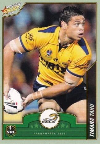 2006 NRL Accolade Common Card - Base 092 Timana Tahu Parramatta Eels