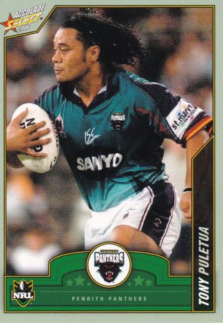 2006 NRL Accolade Common Card - Base 098 Tony Puletua Penrith Panthers