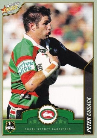 2006 NRL Accolade Common Card - Base 113 Peter Cusack South Sydney Rabbitohs