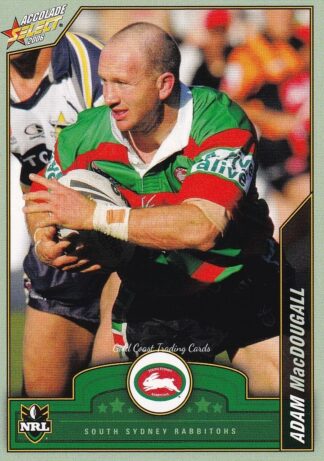 2006 NRL Accolade Common Card - Base 116 Adam MacDougall South Sydney Rabbitohs