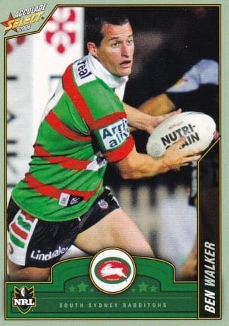 2006 NRL Accolade Common Card - Base 122 Ben Walker South Sydney Rabbitohs