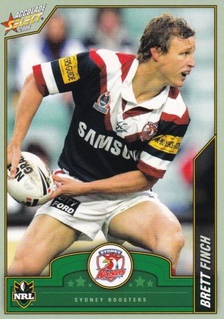 2006 NRL Accolade Common Card - Base 125 Brett Finch Sydney Roosters