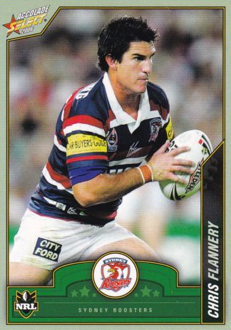2006 NRL Accolade Common Card - Base 127 Chris Flannery Sydney Roosters