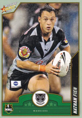 2006 NRL Accolade Common Card - Base 137 Nathan Fien Warriors