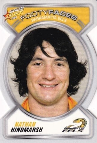 2006 NRL Accolade Footy Face - FF083 Nathan Hindmarsh Parramatta Eels