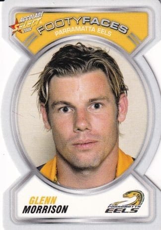 2006 NRL Accolade Footy Face - FF087 Glenn Morrison Parramatta Eels