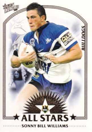 2006 NRL Invincible All Stars - AS02 Sonny Bill Williams Canterbury Bulldogs