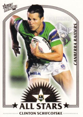 2006 NRL Invincible All Stars - AS03 Clinton Schifcofske Canberra Raiders