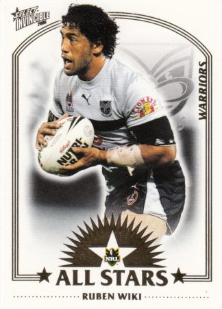 2006 NRL Invincible All Stars - AS14 Ruben Wiki Warriors