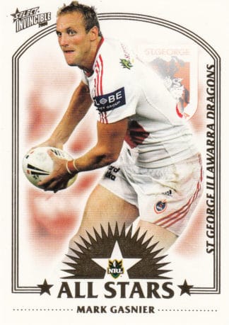 2006 NRL Invincible All Stars - AS17 Mark Gasnier St George Dragons