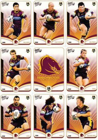 2006 NRL Invincible Base Team Set - Brisbane Broncos