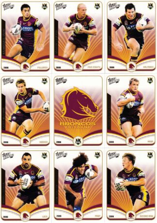 2006 NRL Invincible Base Team Set - Brisbane Broncos