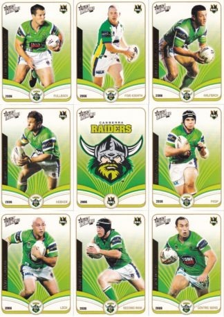 2006 NRL Invincible Base Team Set - Canberra Raiders