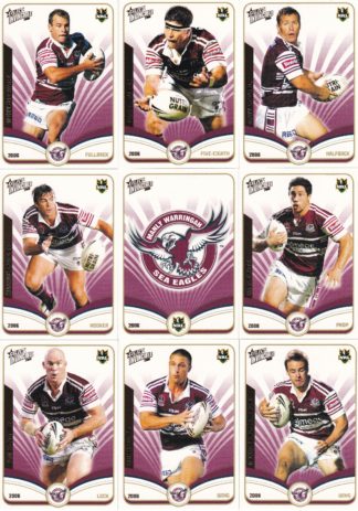 2006 NRL Invincible Base Team Set - Manly Sea Eagles