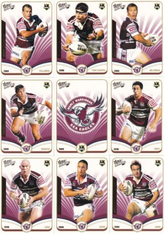 2006 NRL Invincible Base Team Set - Manly Sea Eagles