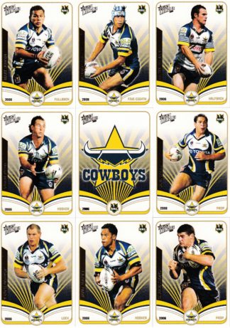 2006 NRL Invincible Base Team Set - North QLD Cowboys