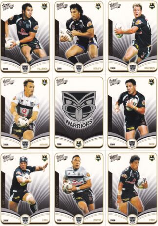 2006 NRL Invincible Base Team Set - Warriors