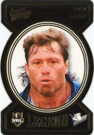 2006 NRL Invincible Legend Die Cut - LDC03 Terry Lamb Canterbury Bulldogs