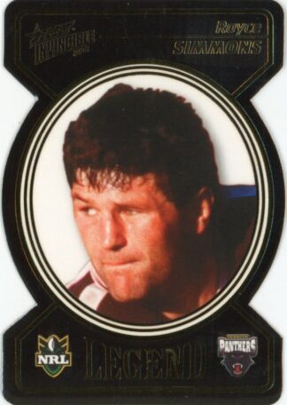 2006 NRL Invincible Legend Die Cut - LDC08 Royce Simmons Penrith Panthers