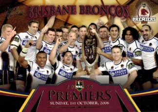 2006 NRL Invincible Premiers Set - Brisbane Broncos
