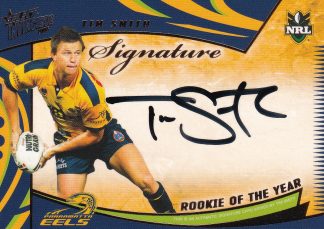 2006 NRL Invincible Signature Redemption - MS2 Tim Smith Parramatta Eels