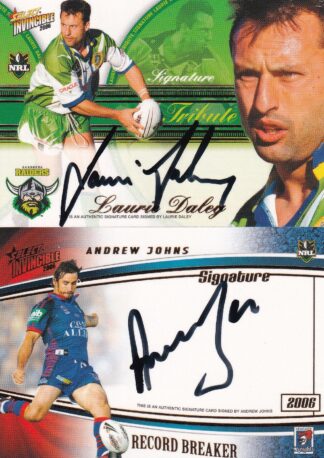 2006 NRL Invincible Signature Redemptions