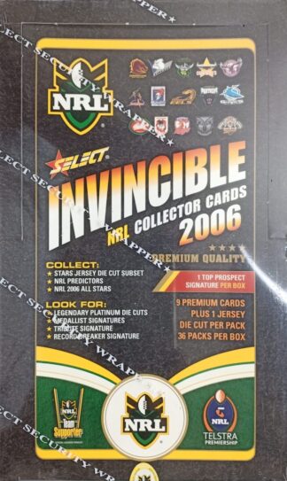 2006 NRL Invincible Factory Sealed Box