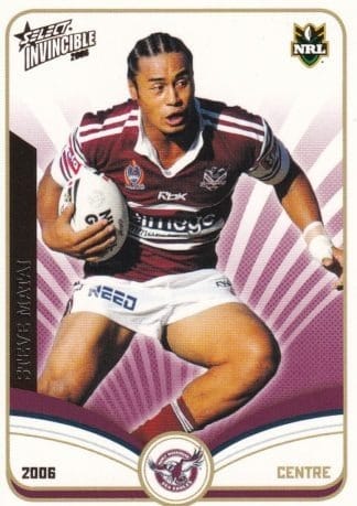 2006 NRL Invincible Common Card - Base 061 Steve Matai Manly Sea Eagles