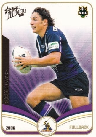 2006 NRL Invincible Common Card - Base 064 Billy Slater Melbourne Storm